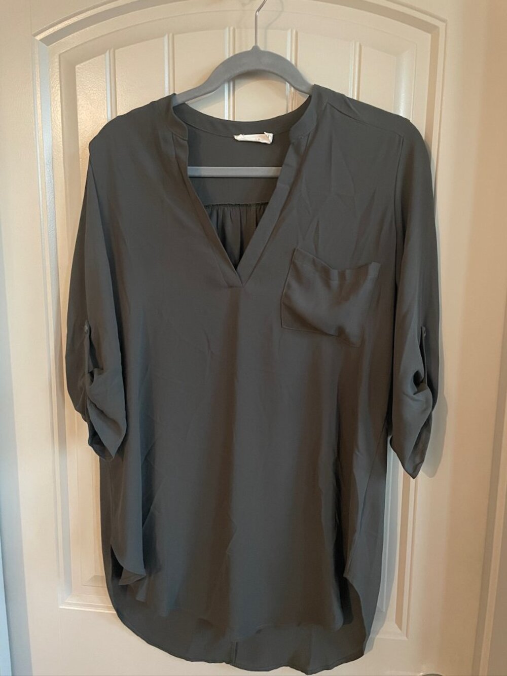 Lush Olive Green Tunic Size Small